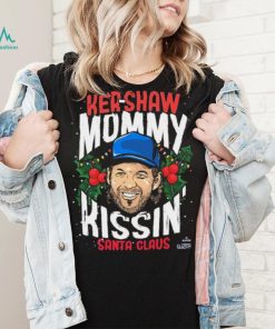 Kershaw Mommy Kissin’ Santa Claus Christmas Shirt