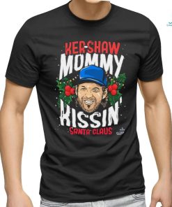 Kershaw Mommy Kissin’ Santa Claus Christmas Shirt