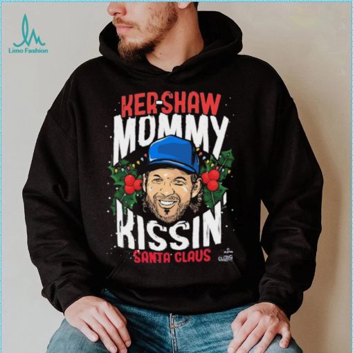 Kershaw Mommy Kissin’ Santa Claus Christmas Shirt