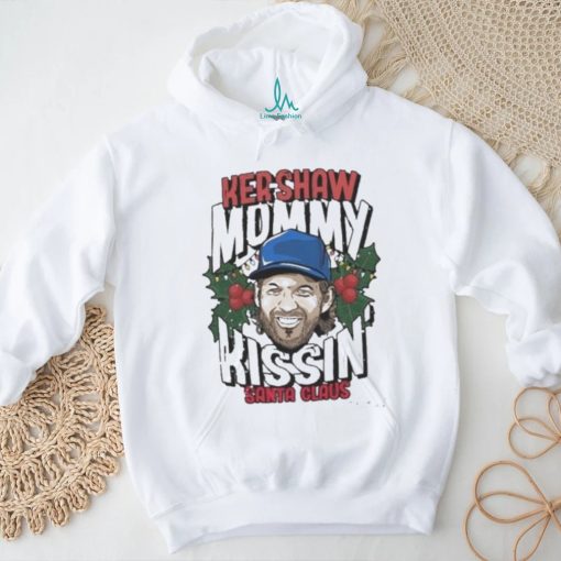 Kershaw mommy kissing’ Santa Claus shirt