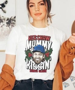 Kershaw mommy kissing’ Santa Claus shirt