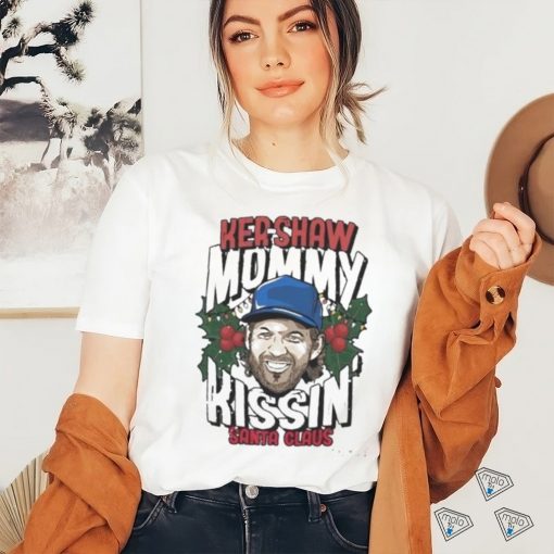 Kershaw mommy kissing’ Santa Claus shirt