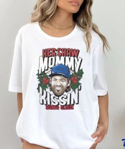 Kershaw mommy kissing’ Santa Claus shirt