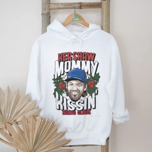 Kershaw mommy kissing’ Santa Claus shirt