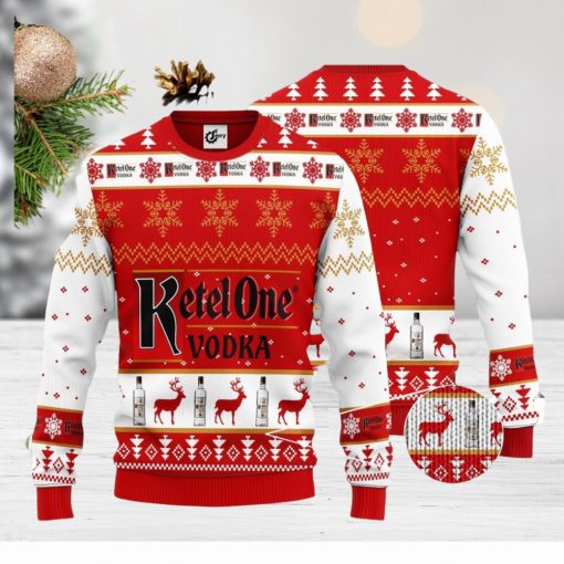 Ketel One 3D Ugly Christmas Sweater Unisex Sweater Christmas Gift