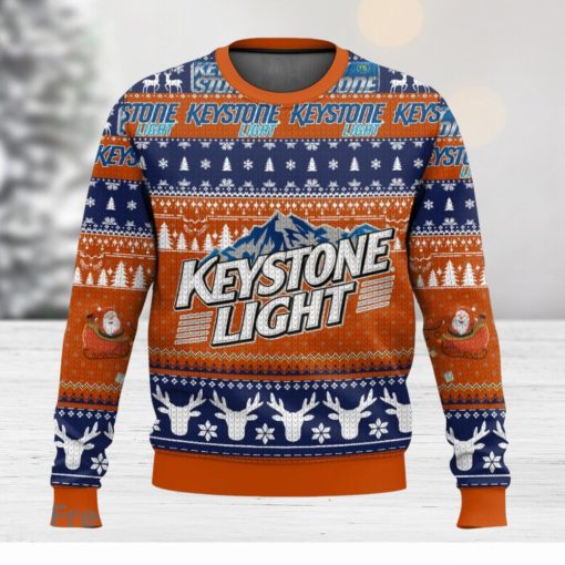 Keystone Light 3D Sweater Christmas Gift Ugly Christmas Sweater