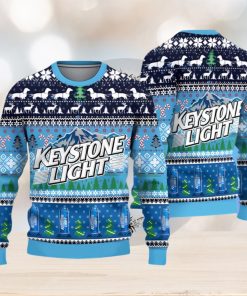 Keystone Light Moutain Beer Ugly Sweater Christmas