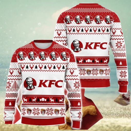 Kfc Ugly Christmas Sweater 3D All Over Printed Sweaters Christmas Gift