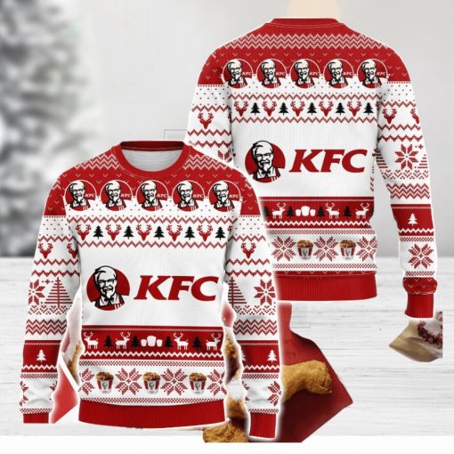 Kfc Ugly Christmas Sweater 3D All Over Printed Sweaters Christmas Gift