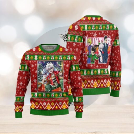 Killua Zoldyck Anime Ugly Christmas Sweater Hunter x Hunter Xmas Gift