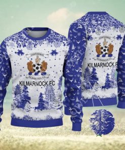 Kilmarnock F.C. SPFL Scottish Snow Fall Pine Ugly sweater