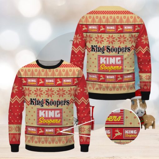 King Soopers Ugly Christmas Sweater, Xmas Gift Ideas For Fans