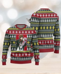 Kira Yamato Anime Ugly Christmas Sweater Custom Gundam Xmas Gift