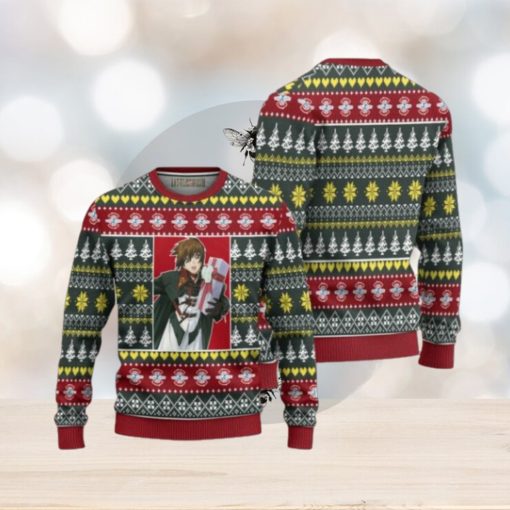 Kira Yamato Anime Ugly Christmas Sweater Custom Gundam Xmas Gift