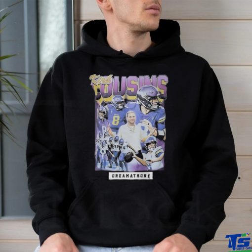 Kirk Cousins T Shirt Josh Dobbs Vikings Players Wear Kirk Cousins Shirt Vikings Kirk Cousins Dreamathon Shirt