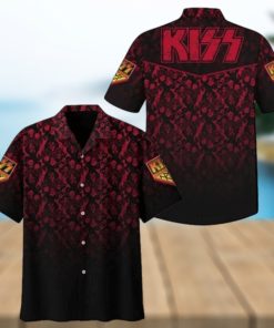 Kiss Rock Band No198 Hawaiian Casual Shirt