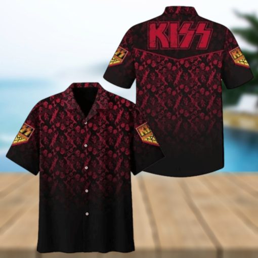 Kiss Rock Band No198 Hawaiian Casual Shirt