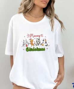 Kitten meowy Christmas funny shirt