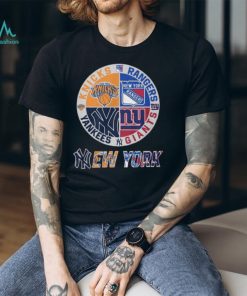 Knicks, Rangers, Yankees And Giants New York Sport Teams T Shirt – Limited Edition