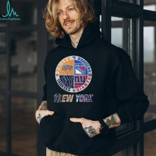 Knicks, Rangers, Yankees And Giants New York Sport Teams T Shirt – Limited Edition