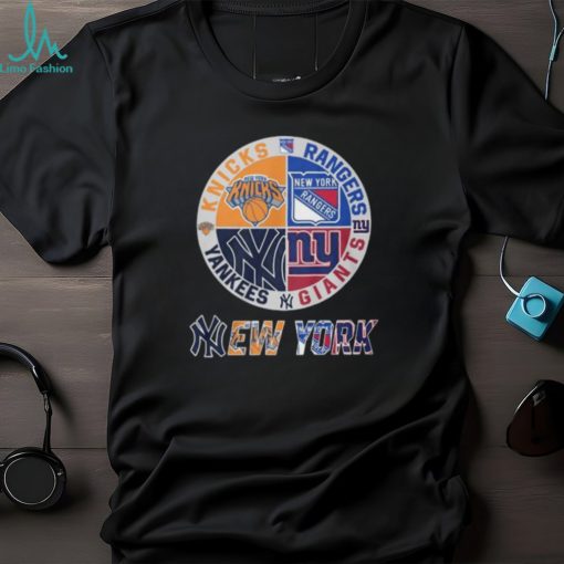 Knicks, Rangers, Yankees And Giants New York Sport Teams T Shirt – Limited Edition
