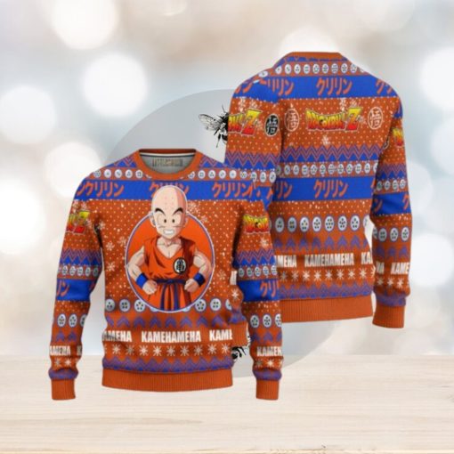 Krillin Anime Ugly Christmas Sweater Dragon Ball Z Xmas Gift