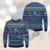 New Orleans Saints Logo Big Snowflake Pattern Ugly Christmas Sweater