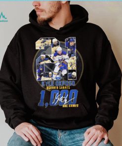 Kyle Okposo Buffalo Sabres 1,000 NHL Games Signatures Shirt