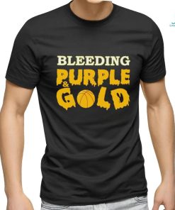 LA Lakers bleeding purple and gold shirt