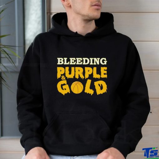 LA Lakers bleeding purple and gold shirt