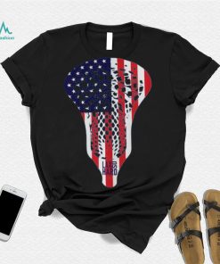 LAX SO HARD Adult American Lacrosse T Shirt