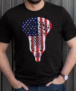 LAX SO HARD Adult American Lacrosse T Shirt