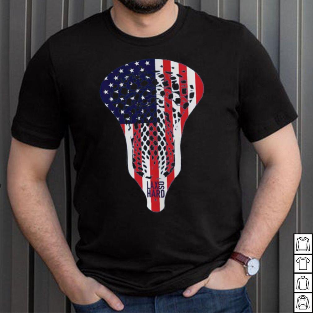 LAX SO HARD Adult American Lacrosse T Shirt LAX SO HARD Adult American Lacrosse T Shirt