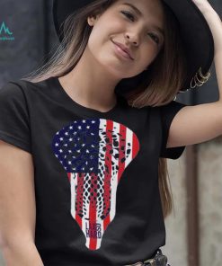 LAX SO HARD Adult American Lacrosse T Shirt