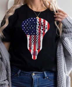 LAX SO HARD Adult American Lacrosse T Shirt