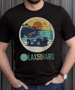 LAX SO HARD Adult Beach Lax T Shirt