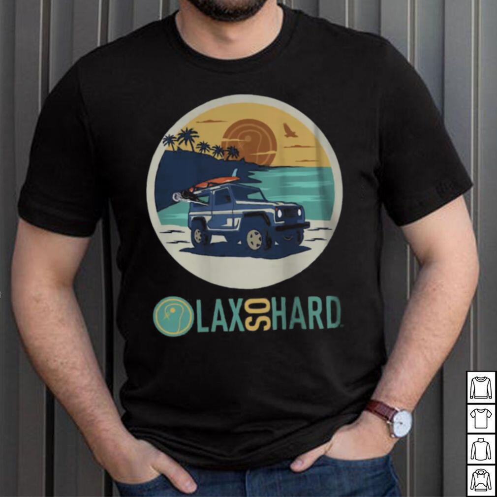 LAX SO HARD Adult Beach Lax T Shirt LAX SO HARD Adult Beach Lax T Shirt