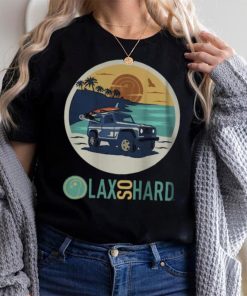 LAX SO HARD Adult Beach Lax T Shirt