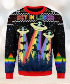 LGBT Alien Ugly Christmas Sweater, All Over Print Sweatshirt