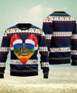 LGBT Heart Love Ugly Christmas Sweater