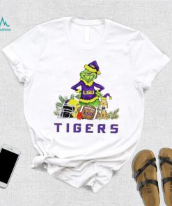 LSU Tigers Grinch and Max dog funny Christmas shirt