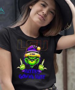 LSU Tigers Grinch middle finger haters gonna hate shirt