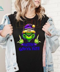 LSU Tigers Grinch middle finger haters gonna hate shirt