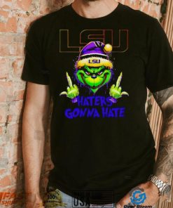 LSU Tigers Grinch middle finger haters gonna hate shirt