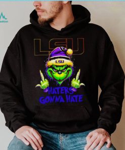 LSU Tigers Grinch middle finger haters gonna hate shirt