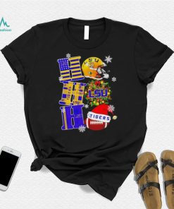 LSU Tigers NCAA ho ho ho Christmas shirt, hoodie, sweater, long sleeve and tank top LSU Tigers NCAA ho ho ho Christmas shirt