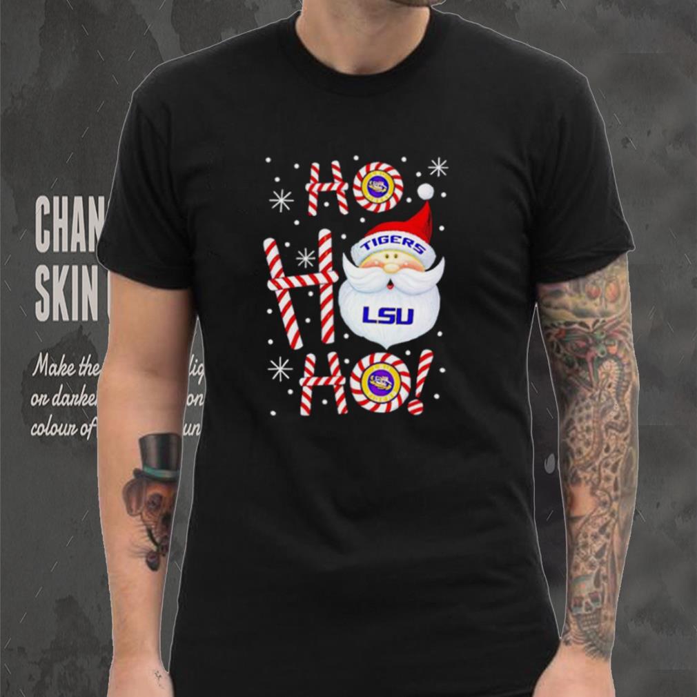 LSU Tigers Santa Claus ho ho ho shirt LSU Tigers Santa Claus ho ho ho shirt