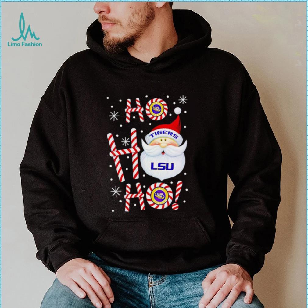 LSU Tigers Santa Claus ho ho ho shirt LSU Tigers Santa Claus ho ho ho shirt