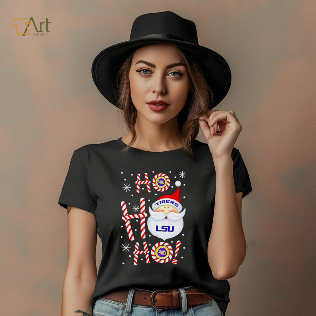 LSU Tigers Santa Claus ho ho ho shirt LSU Tigers Santa Claus ho ho ho shirt