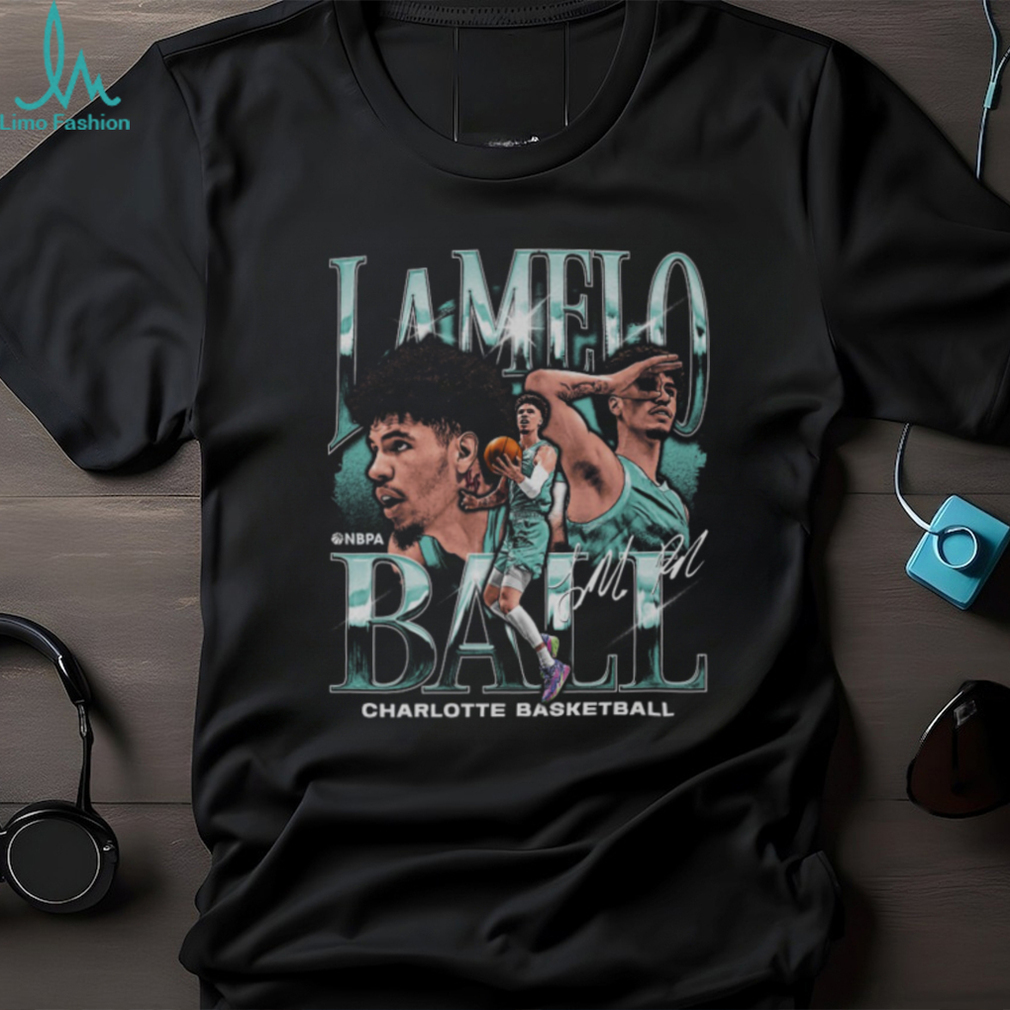 LaMelo Ball Charlotte Vintage WHT Shirt LaMelo Ball Charlotte Vintage WHT Shirt